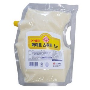 오뚜기 화이트 스위트소스 2kg (프랜차이즈 햄버거소스), 3개