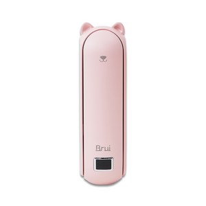 브루이 4800mAh 휴대용 미니 선풍기, bui-002, 핑크