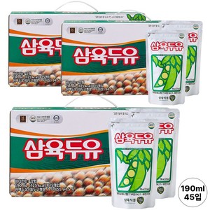 삼육두유 파우치, 190ml, 45개