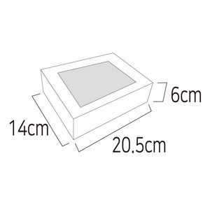 성원포장 선물상자 접이식 투명창 원터치박스