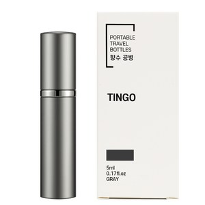 팅고 펌핑충전 향수공병 5ml, 그레이, 1개