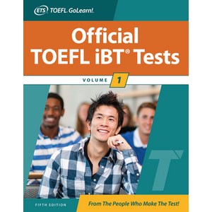 (영문도서) Official TOEFL IBT Tests Volume 1 Fifth Edition Papeback, McGaw-Hill Companies, English, 9781265479077