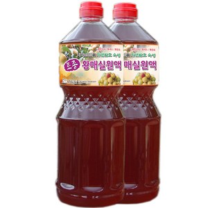 하동 매실원액 지리산산골 3년숙성 토종 황매실원액 1800ml 매실청 매실액기스 매실액, 1.8L, 2개