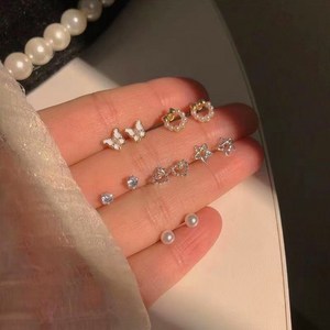 [바네코] 925실버 은침 여성 세트 귀걸이