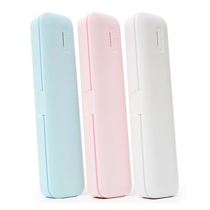 충전형 UV 자외선 휴대용 칫솔살균기 소독기 -Made In KOREA! 칫솔케이스 칫솔관리 살균 [ TS-500L ], 화이트, 1개