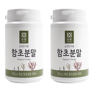 유기가공식품인증 순꽃 순천만 함초분말, 2개, 150g