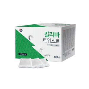 킬라바트위스트 100g(5gx20개입) 모기 유충 과립 개울 수로 정화시설 화장실 간편한 살충, 20개입, 1개