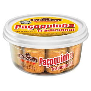 Paçoca Doce de Amendoim Rolha 210g  Gound Peanut Ca Paçoca Doce de Amendoim Rolha 210g  땅콩캔디 7.4o, 1개