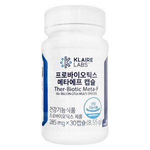 클레어랩스 닥터피엔티 프로바이오틱스 메타에프 캡슐 유산균 285mg X 30캡슐 (2개), 30정, 2개