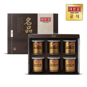 대천김 명품 캔김 세트 30g 6캔, 선택완료, 6개