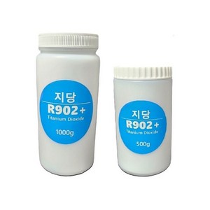 지당 이산화티타늄 R-902+ (백색안료 TiO2) Chemous 중량선택 (1kg 500g), 1개, 1kg