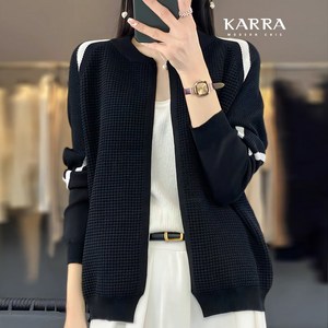 카라 KARRA 와플짜임오픈가디건 A4S0189