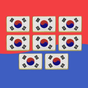 대한민국 태극기 뱃지 8p
