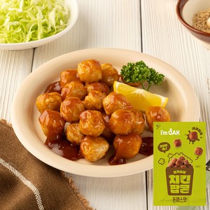 [아임닭] 닭가슴살 치킨팝콘 돈까스맛, 30개, 100g