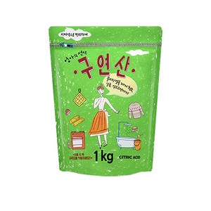 애경 엄마의선택 구연산, 1kg, 5개