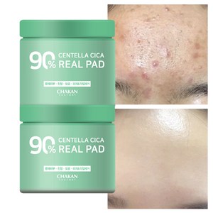 착한팩토리 트러블 모공 진정 각질 피지 센텔라시카 90% 리얼 토너패드, 1.센텔라시카 90% 리얼 토너패드 1개, 2개, 70매입