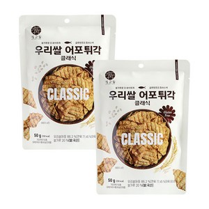 강고집 우리쌀 어포튀각 클래식, 2개, 50g