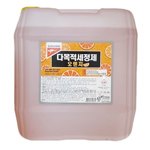 다목적세제 오렌지 18.75L 바닥 사무실 가정 찌든때 기름때 세제, 1개