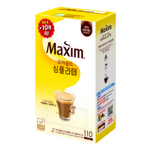 맥심 모카골드 심플라떼 커피믹스, 10.5g, 110개입, 2개