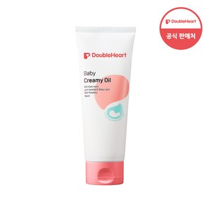 더블하트 베이비 크리미오일 소프트파우더리향 150ml, 1개