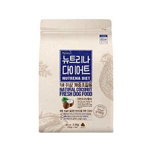 뉴트리나 어덜트 곡물 다이어트 애견사료, 닭, 2.1kg, 4개