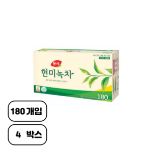 동서 현미녹차, 1.5g, 180개입, 4개