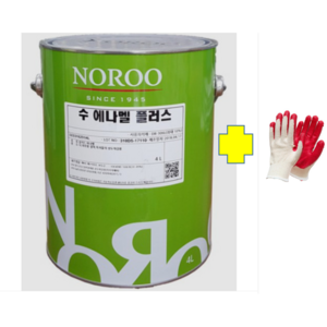 노루페인트 목재 철재용 유성페인트 슈퍼에나멜 플러스4L, 밝은회색(유광), 4L, 1개