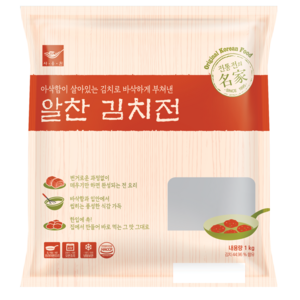 전의 명가 사옹원에서 만든 사옹원 알찬김치전 1kg, 1개