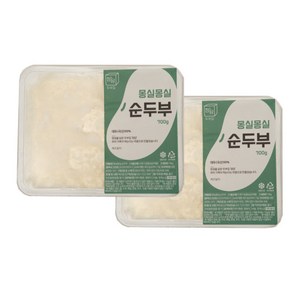 [정담두부집] HACCP 100%국산콩 수제두부, 700g, 2개, 몽실몽실 순두부