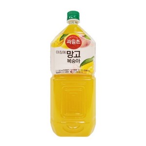 해태 과일촌 아침에 망고복숭아, 2개, 2L