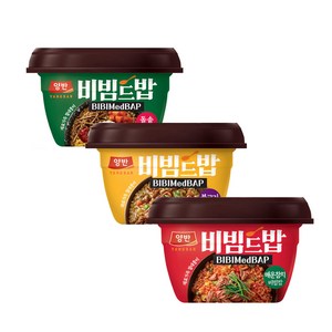 [3+3+3] 동원 양반 비빔드밥 비빔밥 혼합 매운참치 + 불고기 + 돌솥, 1개