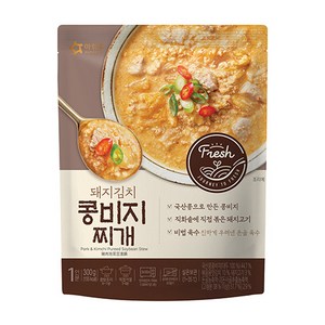 아워홈 돼지김치 콩비지찌개 300gX3개, 300g, 3개