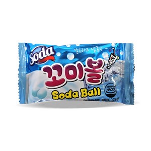 꼬미볼 소다맛 40g 쫀득 젤리 아이들 간식, 1개