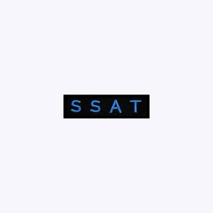 SSAT 검정+하늘 BS72 - 해양경찰특공대 오버로크 벨크로 마크 자수 가드 안전 보안 폴리스 시큐리티 스태프