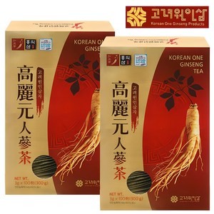 고려 고려원 인삼차 100+100포 총200포 과립차, 3g, 100개입, 2개