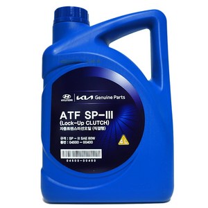 모비스 순정 ATF SP-3 직결형 오토미션오일 4L, 1개, 04500-00400