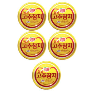 동원 고추 참치, 100g, 5개