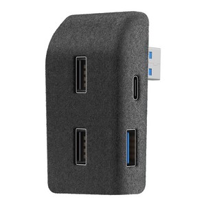 YZ 글로브 박스 어댑터 USB 허브 테슬라 4 in 1 플록 심기 USB HUB 플래시 드라이브 적용 충전 데이터 전송 4포트 모델3 하이랜드 모델Y, 모델 Y, 1개