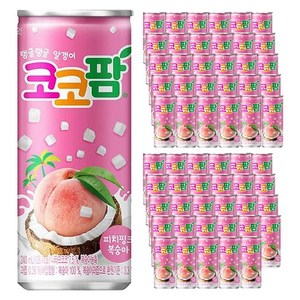 코코팜 피치핑크복숭아 240mlx60캔(25년7월16일까지) eco*0768hY, 60개, 240ml