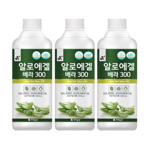 알로에겔 베라300 1000mlx3병, 1L, 3개