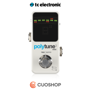 TC ELECTRONIC Polytune 3 mini 폴리튠 3 미니 튜너 화이트색상, 1개