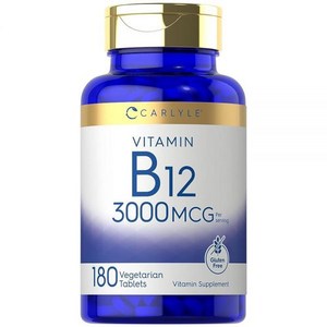 비타민 B-12 3000mcg 고함량 180정 고용량 미국산 메틸코발라민 Vitnmin B, B-12 3000mcg  180정, 1개