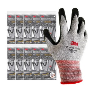 3M 컴포트그립 핏 FIT 작업 장갑 10개입 / Comfot Gip FIT Safety Gloves 10pais, 1개