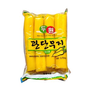 (무)(면)두원식품 단무지(통 3.75Kg)X2개, 3.75kg, 2개