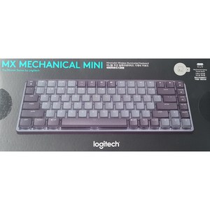 로지텍 MX MECHANICAL 무선 텐키리스 키보드 MINI, 혼합색상, YR0081, 갈축