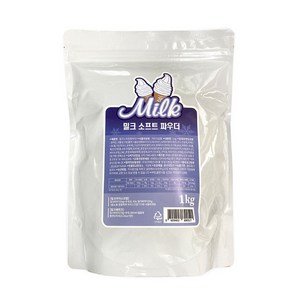 유니온 밀크 소프트 파우더1kg 1박스(1kg x 12개)/ 아이스크림분말, 1kg, 12개, 1개입