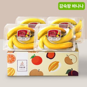 [프루미츠] 스미후루 감숙왕 바나나 750g 4팩, 4개