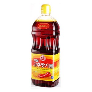 오뚜기옛날 고추맛기름, 1.5L, 1개