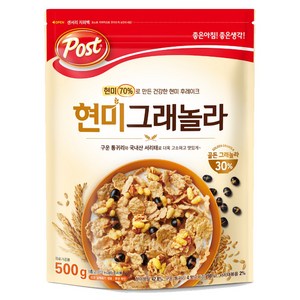 포스트 현미 그래놀라 시리얼, 500g, 1개