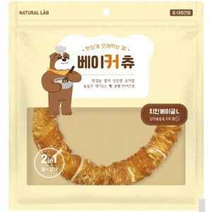 네츄럴랩 베이커 츄 강아지간식, 치킨 프레첼 L, 190g, 1개